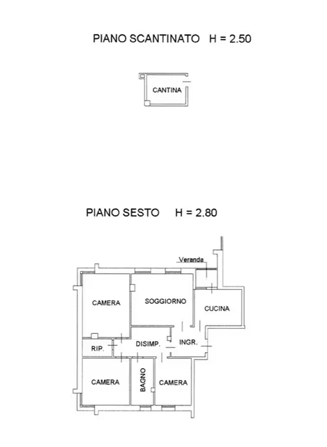 Appartamento - Planimetry 1