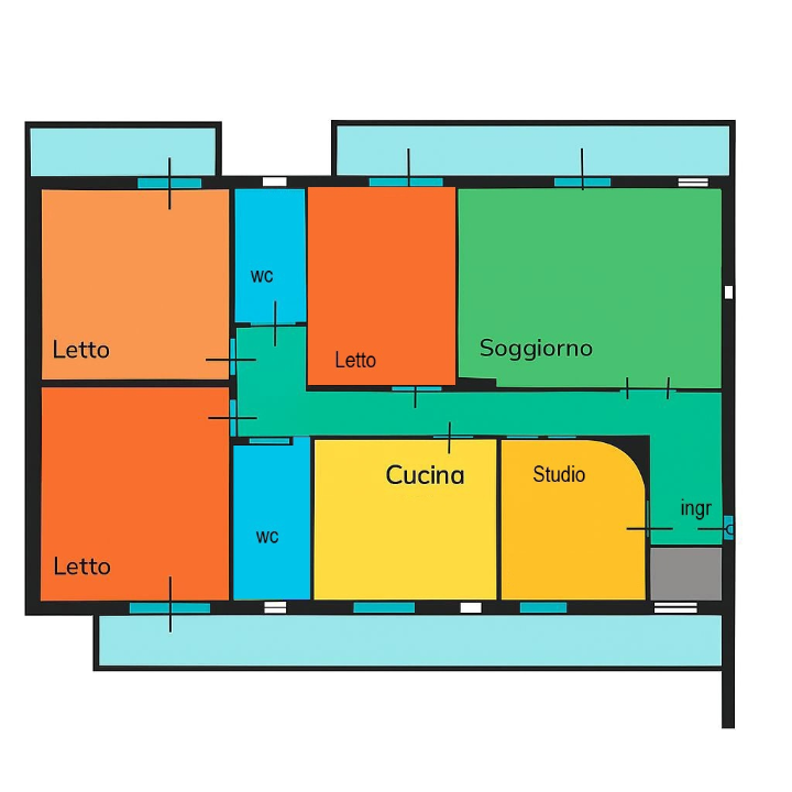 Appartamento - Planimetry 1