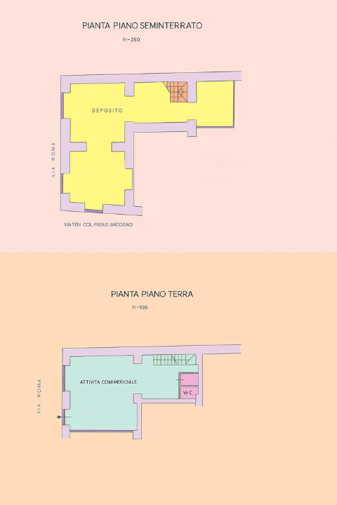 Negozio - Planimetry 1