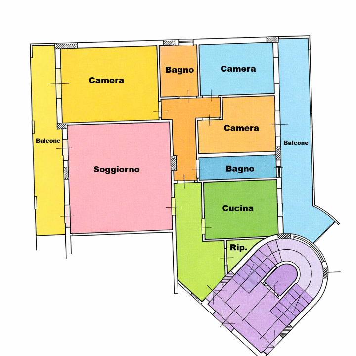 Appartamento - Planimetry 1