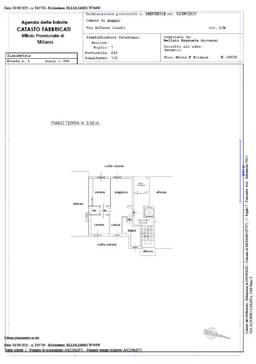 Appartamento - Planimetry 1