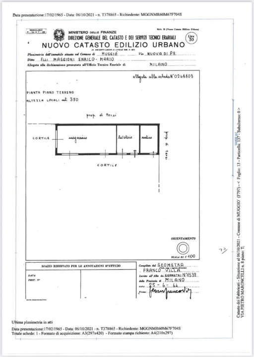 Appartamento - Planimetry 1