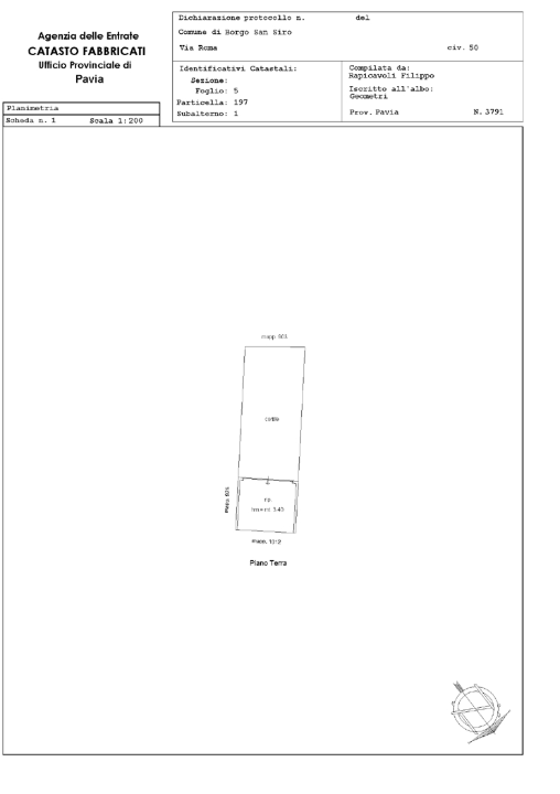 Casa Indipendente - Planimetry 3