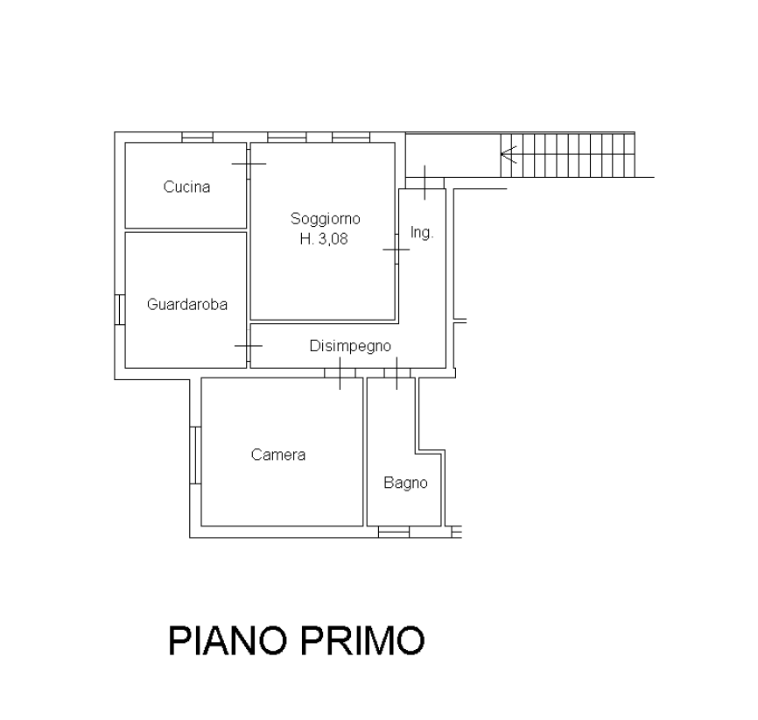 Casa Indipendente - Planimetry 1