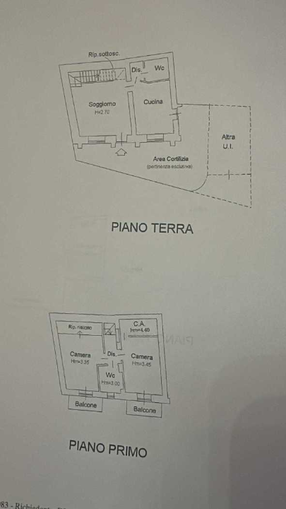 Casa Indipendente - Planimetry 1