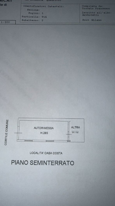 Casa Indipendente - Planimetry 2