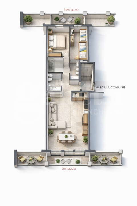 Appartamento - Planimetry 1