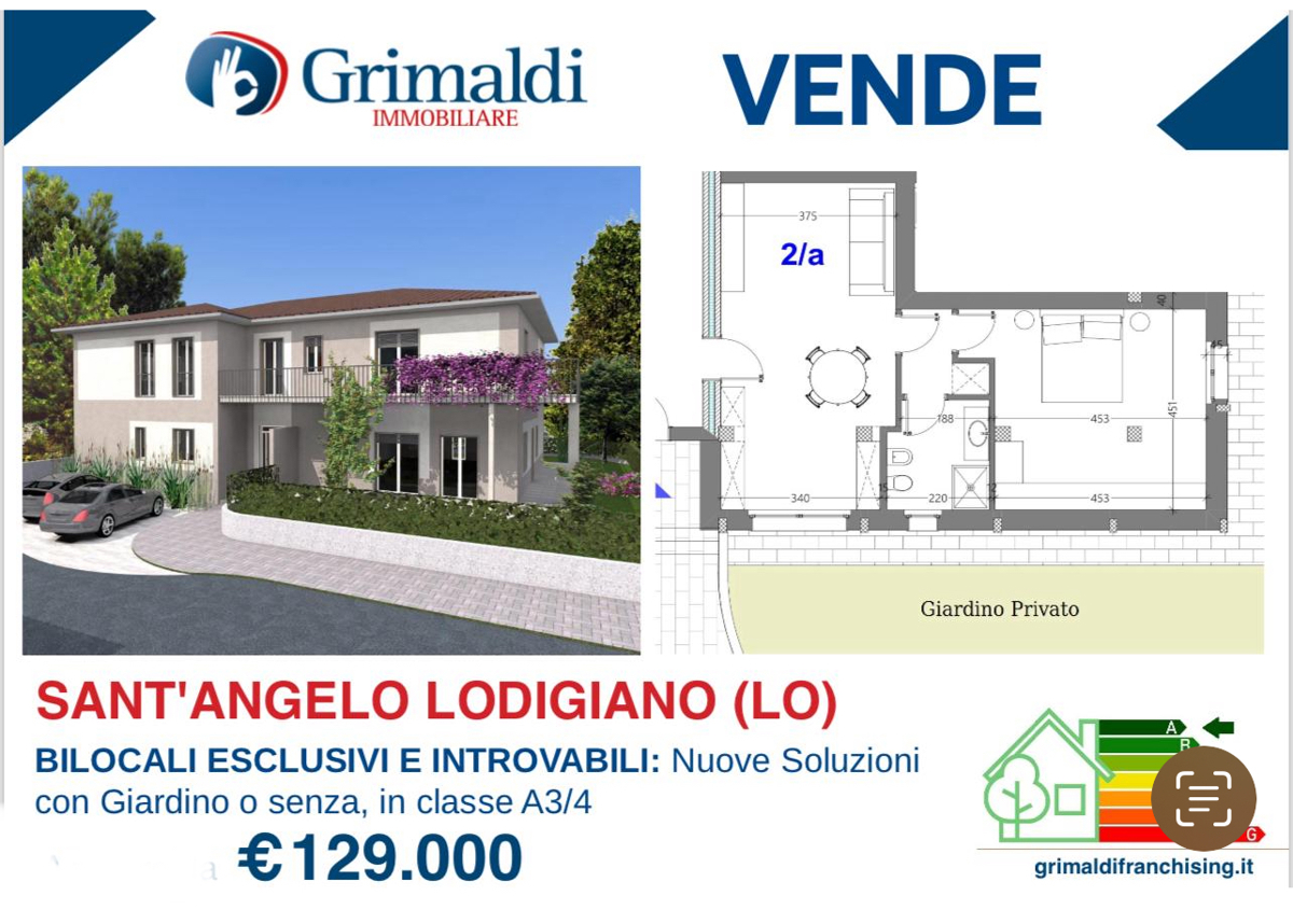 Appartamento di 65 mq in vendita - Sant'Angelo Lodigiano