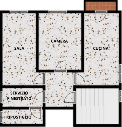 Foto 10 di 11 - Appartamento in vendita a Montecatini Terme