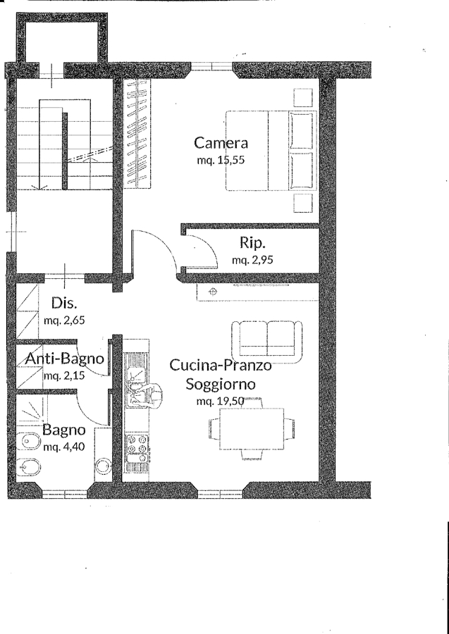 Foto 3 di 3 - Appartamento in vendita a San Giovanni Valdarno