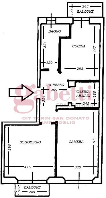 Foto 25 di 27 - Appartamento in vendita a Torino