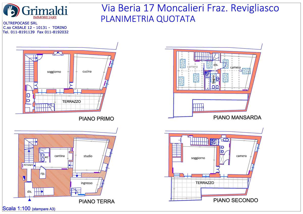 Foto 28 di 29 - Villa in vendita a Moncalieri