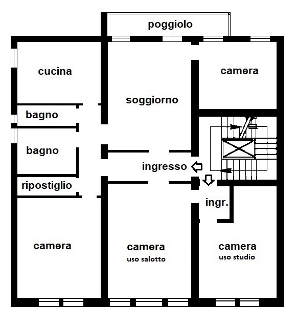 Foto 14 di 14 - Appartamento in vendita a Padova