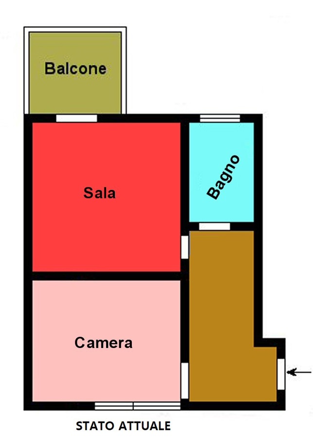 Foto 17 di 18 - Appartamento in vendita a Pisa