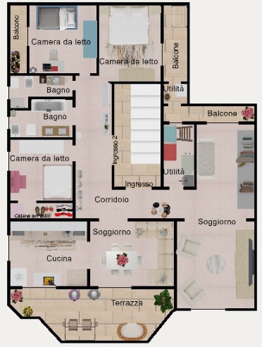 Foto 34 di 35 - Appartamento in vendita a Giugliano in Campania
