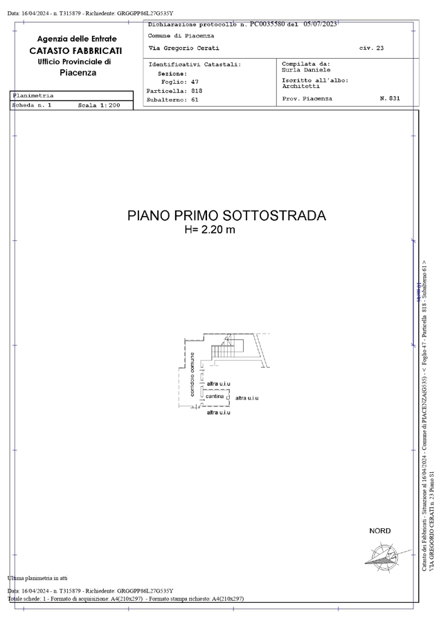 Foto 35 di 36 - Appartamento in vendita a Piacenza