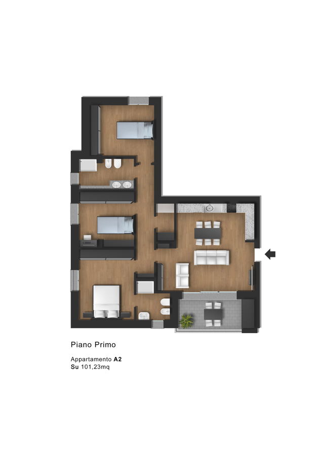 Foto 2 di 2 - Appartamento in vendita a Sasso Marconi