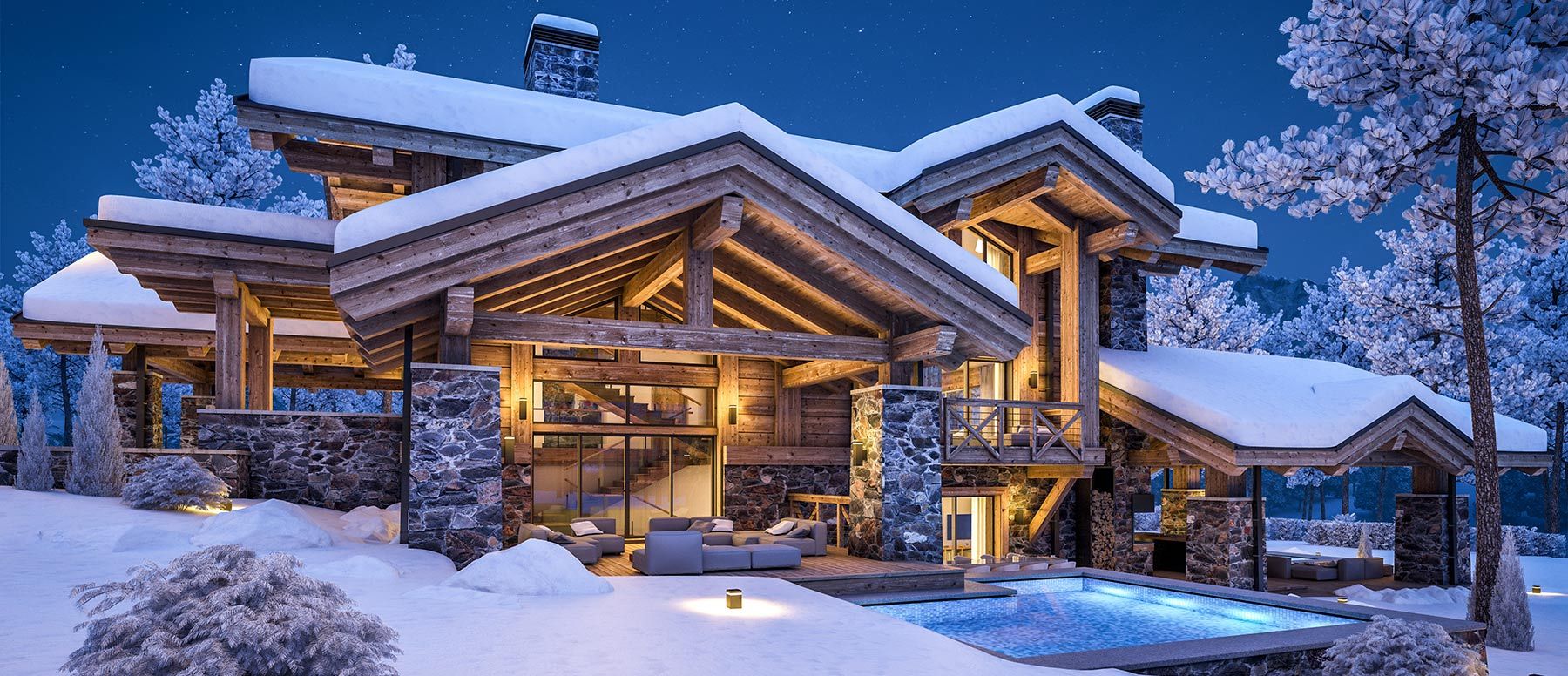 Luxury chalet in the mountains: rent or buy?